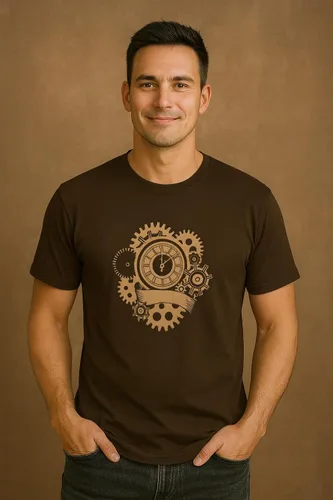 Vista 3 de TARI Camiseta casual de algodón prémium para hombre, suave, cómoda, diseños gráficos geniales