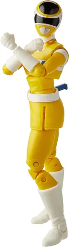Vista 3 de Power Rangers Lightning Collection in Space Yellow Ranger - Figura de acción coleccionable de 6 pulgadas con accesorios