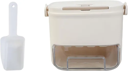 Vista 3 de Bandeja tipo cajón con tapa, apilable, congeladores, contenedor para cocteles, almacenamiento de alimentos para bebés