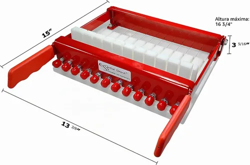 Vista 3 de R.E.D. Cortador de jabón – Corta con precisión y precisión barras de 11 x 1 pulgada – Fabricado en los Estados Unidos