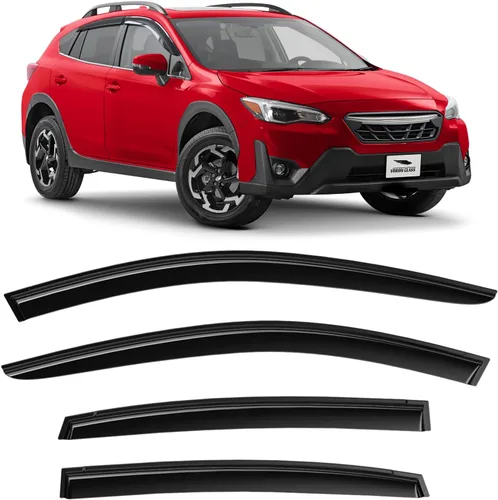 Vista 19 de Voron Glass Protectores de lluvia extra duraderos con cinta adhesiva para Toyota RAV4 2019-2025, deflectores de ventana, viseras de ventana