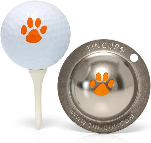 Vista 4 de Tin Cup Plantilla de marcador de pelota de golf, herramienta de personalización premium para golfistas, marcador de pelota de diseño personalizado
