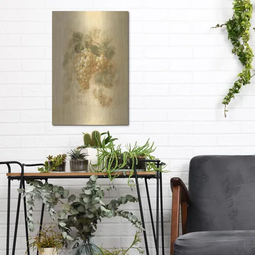 Vista 8 de Pinot Gris' by Danhui Nai Metal Wall Art, 12" x 16