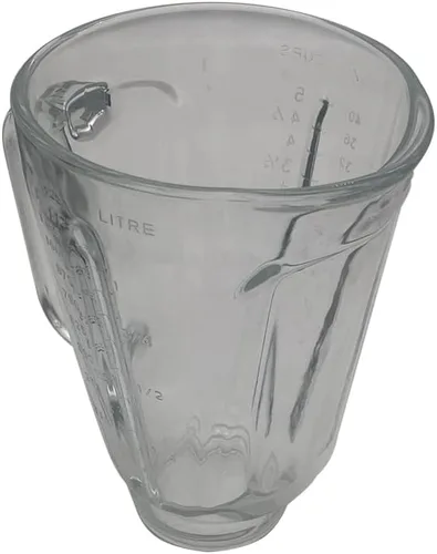 Vista 7 de Jarra redonda de vidrio de 5 tazas de 40 onzas o recipiente de repuesto para jarra de vidrio 3310-656 con tapa, compatible con Hamilton Beach