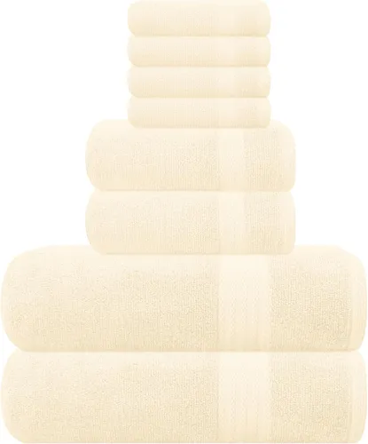 Vista 51 de GLAMBURG Juego de 2 Sábanas de Baño Extra Grandes de Algodón Premium de 700 GSM - 100% Algodón Peinado - 2 Sábanas de Baño 35x70 pulgadas - Calidad