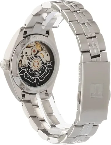 Vista 5 de Tissot Reloj automático suizo PR 100 para mujer gris acero inoxidable 16 T101207112100 Gris Reloj automático