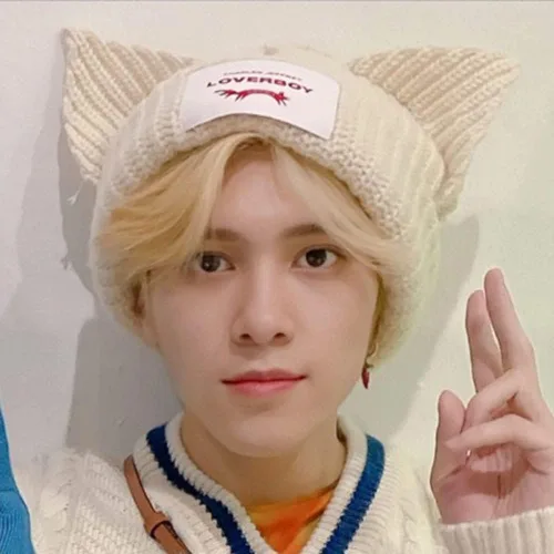 Vista 2 de Kpop Hat Stray Minho - Gorro de punto para niños