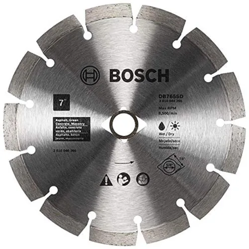 Vista 6 de Bosch DB441C Hoja de diamante de borde segmentado premium de 4 pulgadas para cortes ásperos universales