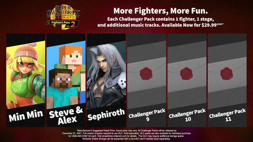 Vista 11 de Super Smash Bros. Ultimate Challenger Pack 8 - Switch código digital