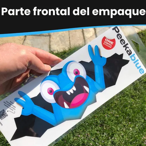 Vista 8 de Stickios Pegatinas de parachoques para automóviles – Peeking Monster Funny Car Sticker 11 x 4.25 pulgadas – Calcomanía de vinilo impermeable