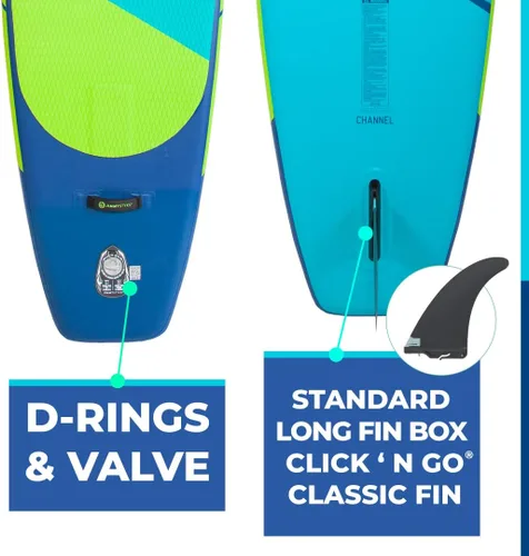 Vista 4 de Jimmy Styks Tablas inflables de remo de pie de ISUP con accesorios, canal, Strider y Mutt ISUP