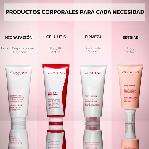 Vista 7 de Clarins Body Fit Active Gel-Cream Apunta a la celulitis Levanta visiblemente, aprieta y tonifica Suaviza la piel Efecto de elevación