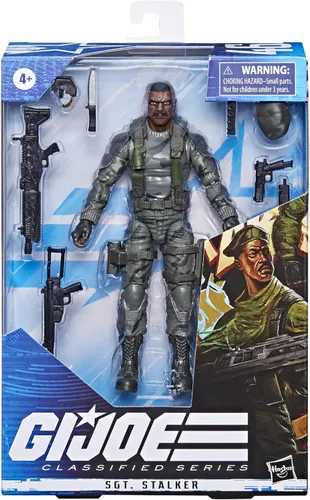 Vista 2 de G.I. Joe Serie Clasificada Lonzo Stalker Wilkinson - Figura de acción coleccionable 46, juguete con múltiples accesorios a escala de 6 pulgadas