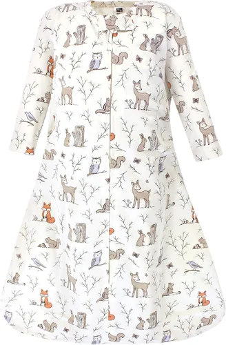 Vista 49 de Hudson Baby Saco de dormir unisex de algodón de manga larga para bebé