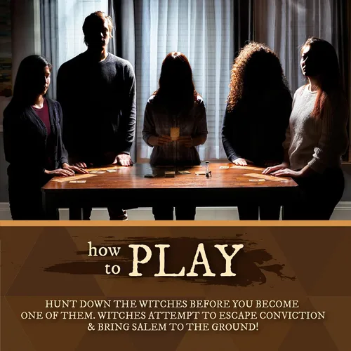 Vista 5 de Facade Games Salem 1692 Deluxe Edition, caza de brujas para 4-12 jugadores