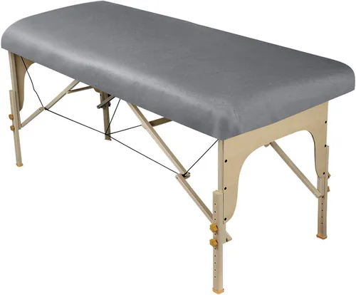 Vista 2 de ForPro Sábana bajera ajustable de microfibra para masaje, 36 pulgadas de ancho x 77 pulgadas de largo x 7 pulgadas de alto, for Massage &