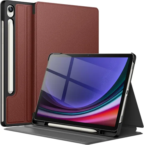 Vista 8 de JETech Funda para Samsung Galaxy Tab S9 de 11 pulgadas con soporte para S Pen, funda protectora delgada para tableta, visión multiángulo (negro)