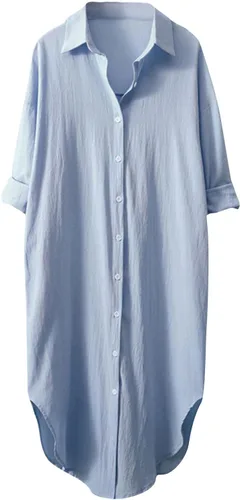 Vista 52 de Long Sleeve Shirts for Women Spring Summer Dressy Casual Button Down Plus Size Tops Office Work Blouses