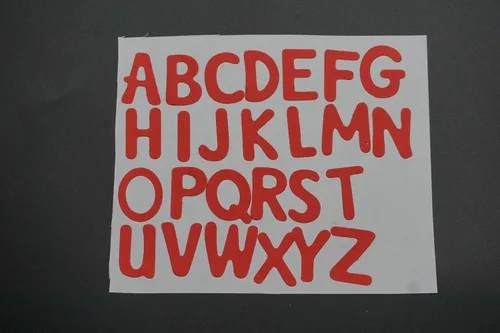 Vista 5 de Metal Capital 26 letras troqueladas de corte en relieve minúsculas 26 letras del alfabeto troquelado para hacer tarjetas, agitar, tarjetas, álbumes