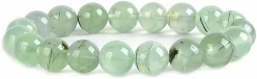 Vista 21 de Amandastone Pulsera elástica de cuentas redondas de 0.394 in con piedras preciosas naturales de 7 pulgadas Bloodstone africano