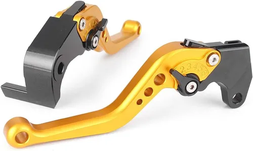 Vista 3 de Palancas de cluth de freno cortas para Suzuki 2004 2005 GSXR GSX-R 600 750 K4 04 05, Dorado