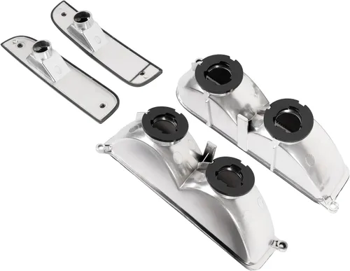 Vista 8 de HECASA Tapas de luces de señal de esquina delantera y parachoques, compatibles con Jeep Cherokee XJ Pair 1997-2001, color humo