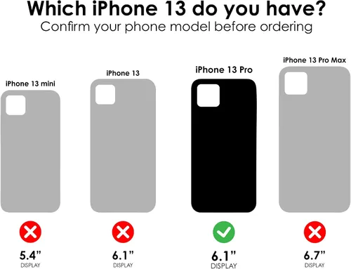Vista 6 de LifeProof NEXT SERIES - Funda para iPhone 13 Pro (solamente) - Cristal negro (transparente/negro)
