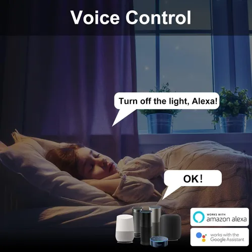 Vista 5 de ZigBee - Protector de sobretensiones inteligente, carga rápida inteligente, 4 tomas de corriente controladas individualmente, compatible con Alexa