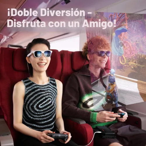 Vista 5 de VITURE Pro Mobile Dock Primera Experiencia XR Inmersiva para Switch 2, Compatible con PS, Co-op Stream & Play, Contenido 2D/3D, se Adapta a Switch