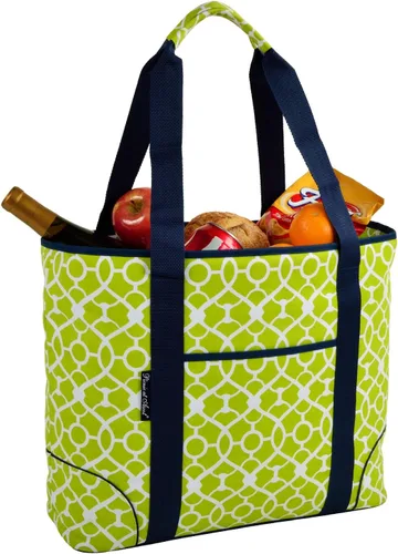 Vista 4 de Bolsa grande con aislamiento de la marca Picnic at Ascot, talla única , verde, gris (Granite Grey/Green)