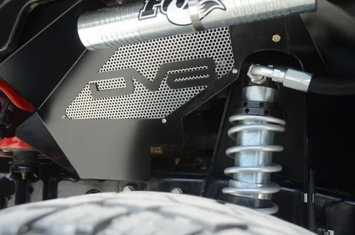 Vista 5 de Juego de protectores interiores para Jeep Wrangler JK 2007-2018 Pozos de rueda delantera Ventilado para flujo de aire Paneles de malla