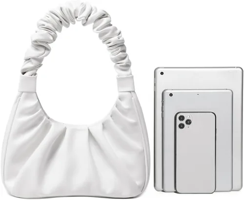 Vista 7 de CYHTWSDJ moda para las mujeres lindo Hobo Tote bolso mini embrague con cremallera
