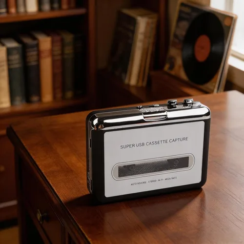 Vista 3 de Cassette Player to MP3 Converter