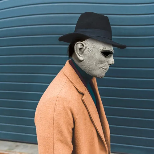 Vista 5 de Máscara de Halloween Michael Myers máscara de película de Halloween máscaras de terror de látex para disfraz de cosplay