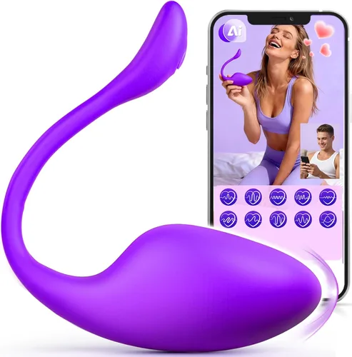 Vista 9 de Juguetes sexuales vibrador para mujeres y hombres - Vibradores de braga con 9 vibraciones, estimulador de punto G y clítoris, tapón anal, ECRVOM