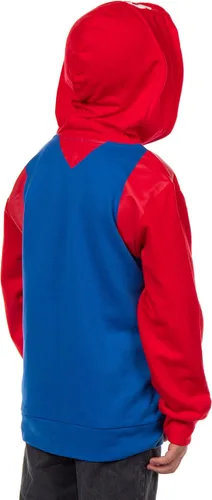 Vista 5 de Seven Times Six Super Mario - Sudadera con capucha para niños, de manga larga, con cremallera, sudadera con capucha