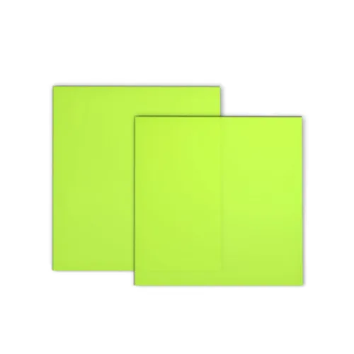 Vista 13 de TOEPODO Paquete de 2 hojas de acrílico fundido de neón fluorescente de 1/8 de pulgada, paneles de plexiglás de neón fluorescente que brillan
