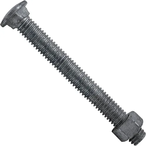 Vista 9 de Pernos de carro 1/4-20 x 3/4 ": Pernos de carro galvanizados a granel para valla (25 piezas)