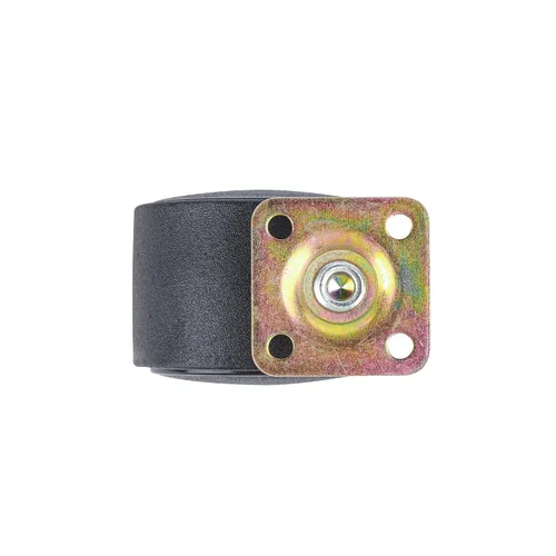 Vista 5 de Shepherd Hardware 9417 Rueda para silla de oficina de 2 pulgadas, rueda doble, placa cuadrada de 1-1/2 pulgadas, capacidad de carga de 75 libras