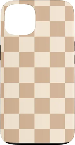 Vista 7 de Light Beige Classic Checkered Big Checkerboard Case for iPhone 17