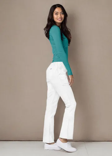 Vista 8 de Adar Underscrubs para Mujeres - Camiseta Underscrub de Manga Larga Comfort Aguamarina (Aquamarine)