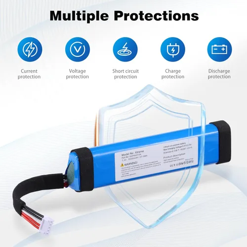 Vista 5 de Batería de repuesto para JBL Xtreme1 Extreme Xtreme 1 GSP0931134 de 10000mah 37.0Wh