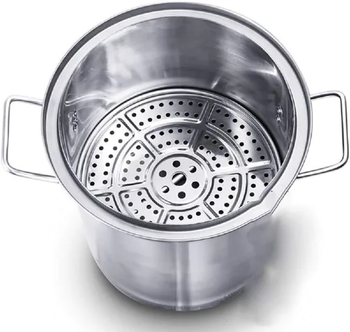 Vista 5 de YUEWO 10L destilador de cervecería Moonshine Still vaporizador máquina de aceite esencial Inicio Brewing olla antiadherente Hacer vino 304 volumen