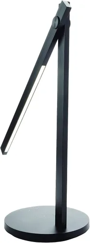 Vista 2 de Newhouse Lighting Adonis Lámpara de escritorio LED moderna de metal blanco regulable y ajustable con temperatura de color de bajo consumo