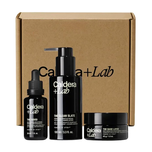 Vista 9 de Caldera + Lab Sistema de Cuidado Capilar para Hombres – Champú, Acondicionador y Suero para el Cuero Cabelludo Sin Enjuague Set Limpio, Sin