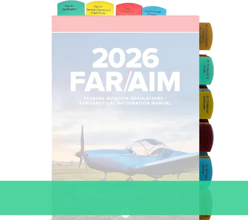 Vista 6 de Kit de bricolaje 2027 ASA FAR/AIM Book + 75 pestañas para instructor de vuelo certificado - Kit CFI (clásico)