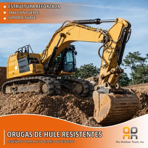 Vista 2 de 2 pistas de goma 300x52.5x92 hechas para Bobcat E42