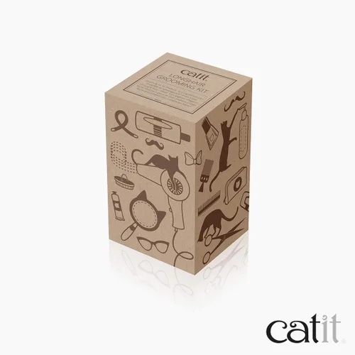 Vista 10 de Catit Senses 2.0 - Kit de aseo para gatos de pelo largo