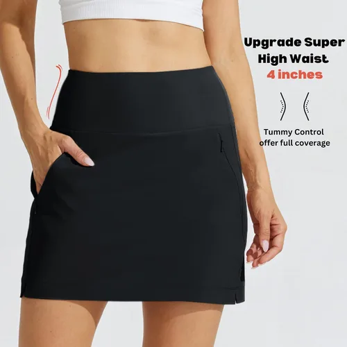 Vista 4 de Willit Women's Golf Skorts Skirts High Waisted Quick Dry Athletic Casual Skorts with Pockets