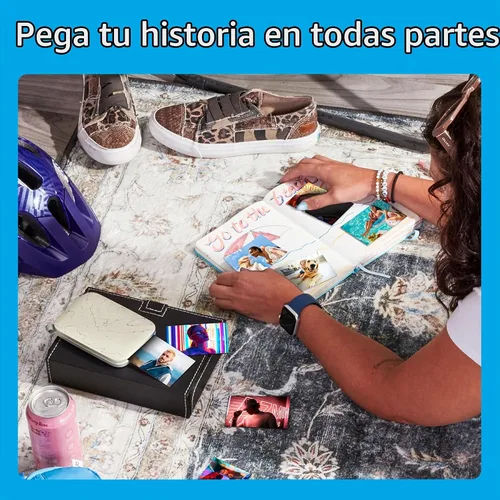 Vista 8 de HP Sprocket Select - Impresora fotográfica instantánea portátil para dispositivos Android e iOS (Eclipse) Paquete de papel Zink